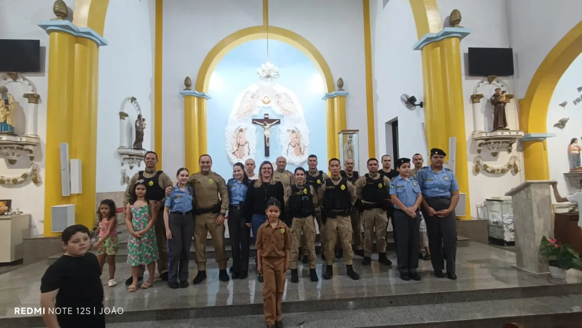 Santuário celebra Missa em Ação de Graças com bênção dos Policiais e Soldados